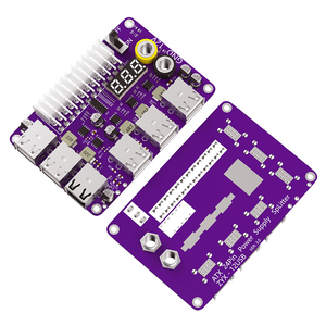 บอร์ดแปลงไฟ ATX 24 พิน พร้อมพอร์ต USB 12 ช่อง รองรับ QC 2.0 3.0 ชาร์จเร็ว พร้อมหน้าจอแสดงแรงดันไฟฟ้าแบบดิจิตอล สำหรับประกอบคอมพิวเตอร์ตั้งโต๊ะ DIY - Product Image 4