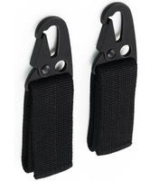 Porte-clés pour sac à dos, ceinture de service, accessoires tactiques, mousqueton EDC en métal avec boucle de sangle Molle