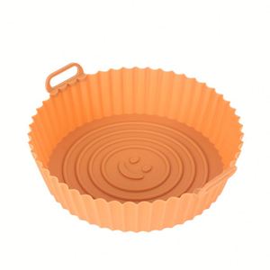 Smile Air Fryer - Reutilizable, apto para alimentos, bandeja de silicona para hornear en horno, cesta de silicona para freidora de aire - Product Image 1