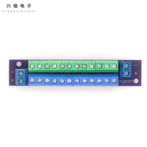 Xingkai Electronics Power Distribution Board 12 Terminal <b>Block</b> PCB <b>Mount</b> For Electronics Projects Model Building DIY - Product Image 1
