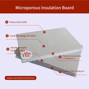 Panneau d'isolation microporeux ignifuge LKT Brand 1100C avec service de découpe pour fours à lingots de fer et d'acier - Product Image 2
