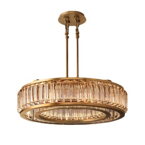 Modern Luxury American Style Villa <b>Chandelier</b> All Copper <b>Light</b> for Model Styles Home Decor HM-HR Copper <b>Chandelier</b> HM-HR HM-HR H - Product Image 1
