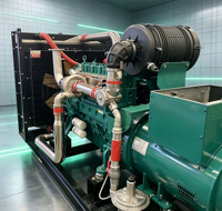 200kW Open-Frame-Gasgenerator mit Automatischem Startsystem Hocheffizientes Notstromaggregat