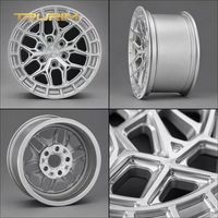 Jantes en alliage Trurim Custom Mini Offroad 15-18 pouces 5x139.7 PCD Argent pour Suzuki Jimny Sierra Nomade 4x4 SUV Petit Pick-up Rétrofit