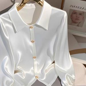 Damen-Langarmshirt im leichten Luxus-Stil mit elegantem Oberteil – Modisch - Product Image 3