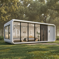 Casa Prefabricada Modular Personalizada de Fábrica, Villa, Comedor, Oficina Prefabricada, Casa Prefabricada para Exteriores, Cabaña Impermeable Tipo Apple