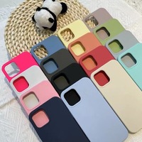 Coque de téléphone en silicone liquide premium pour iPhone 17 16 15 Pro Max, étui mobile étanche personnalisé avec logo OEM, vente en gros