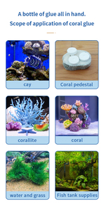 Adhesivo Instantáneo FZR Guo-Elephant Coral-Safe para Paisajismo Subacuático 50g - Seguro para Peces y Camarones - Product Image 5