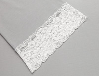 Robes de mariée kimono en dentelle longue unie, personnalisées avec logo, pour femmes, en coton de bambou, confortables, OEM, vente en gros