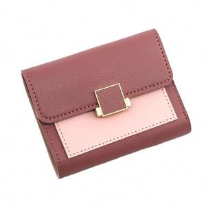 Cartera de Mano Elegante para Mujer, Monedero Portátil para Estudiantes, de PU, con Diseño de Personajes, Tarjetero Pequeño, Monedero para Monedas, de Poliéster Corto - Product Image 2