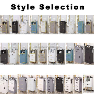 Set di Attrezzature per Salone di Bellezza: Armadietto Portaoggetti, Specchi e Postazioni per Parrucchieri e Trucco - Product Image 2