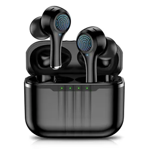 J7 TWS ANC ENC Earbuds True Wireless Bluetooth Earphones Active Noise Cancellation with Type-C Charging Port
