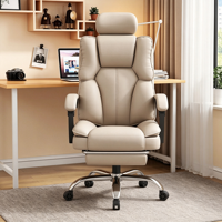 Chaise de bureau exécutive confortable en cuir PU pivotante et inclinable pour la salle du directeur