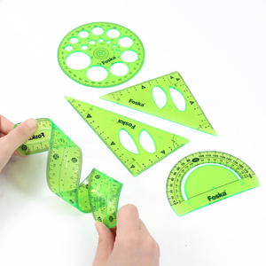 <span class=keywords><strong>Regla</strong></span> Plegable Suave de PVC Irrompible de 12 pulgadas/30 cm con Marcas de Escala Dual en Centímetros y Pulgadas para Círculos - Product Image 2