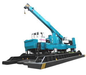 CE Sertifikalı, Yüksek Verimli, Düşük Gürültülü Pompa ve Şanzımanlı, Son Teknoloji Dizel Motorlu Hidrolik Statik Kazık Çakma Makinesi - Product Image 2