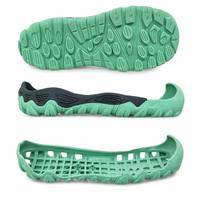 Semelle extérieure de chaussure de sport EVA allemande à crampons côtelés, talonnette embossée, coque de protection, personnalisable OEM, résistante à l'eau