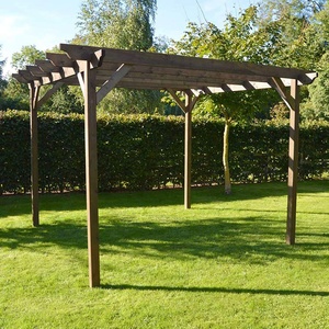 Pergola de gazébo rétractable en bois, arc imperméables, rétractable, pour le jardin, nouveauté - Product Image 5