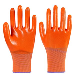 Nhà Máy Cung Cấp Màu Đen Nitrile Tráng Làm Việc Găng Tay Mịn Mỏng Và Chống-Nhiệt Chống Trượt Găng Tay Găng Tay Cho Làm Vườn Làm Việc - Product Image 4