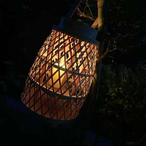 Nueva Linterna de Bambú Natural Hecha a Mano, Lámpara de Bambú con Asas, al Precio de Fábrica, Linterna Decorativa, Lámpara - Product Image 5