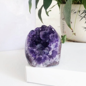 Thạch Anh Tím Tự Nhiên Đá Nguyên Bản Cornucopia Hang Động Thạch Anh Tím Trang Trí Nhà Cửa Thạch Anh Tím Thô Một Lớp Tinh Thể Đứng Tự Do - Product Image 5