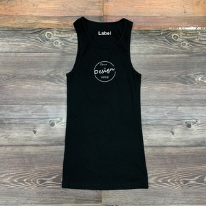 <span class=keywords><strong>Canotta</strong></span> sportiva Oversize in cotone di alta qualità per <span class=keywords><strong>uomo</strong></span> personalizzabile canottiera da palestra canottiera Design senza maniche traspirante - Product Image 3