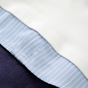 Combinaison bébé garçon 100% coton à manches longues, style <span class=keywords><strong>marin</strong></span>, tenue preppy pour nouveau-né, vêtements une pièce - Product Image 4