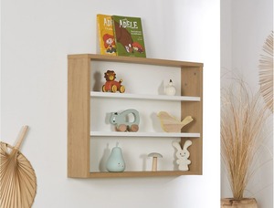 Culla per Neonati e Bambini in Legno <span class=keywords><strong>Bianco</strong></span> di Lusso, Moderna ed Ecologica, con Spazio di Archiviazione, per Soggiorno e Camera da Letto - Product Image 4