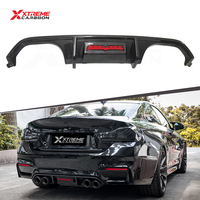 Diffuseur arrière en fibre de carbone sèche XTREME, finition brillante, kit carrosserie pour BMW F80 M3 F82 M4 2014-2020
