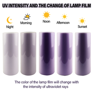 TPU UV fotocromático faro coche luz trasera lámpara Led película TPU blanco a negro faro tinte película 30cm * 15M - Product Image 4