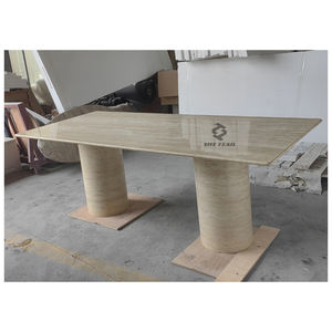 أثاث مخصص من الأحجار الطبيعية على شكل حجر رخامي مخدد دائري بيضاوي من بيج من من من من من من من الرخام من من من من من من من من من من من من من من من من من من من من من من من من من من من من من من من من من من من من من من من من من من من من من من من من من من من من من من من - Product Image 1