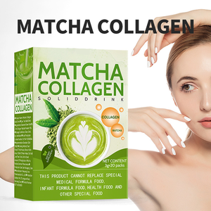 <span class=keywords><strong>Boisson</strong></span> en poudre de matcha et collagène pour éclaircir la peau, beauté, glutathion, collagène, poudre de matcha japonaise instantanée pour le soutien de la peau des femmes - Product Image 2