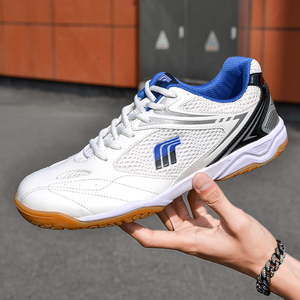 Chaussures de sport tendance de haute qualité pour hommes et femmes, idéales pour le tennis de table, le racquetball et le badminton en extérieur, en maille respirante, parfaites pour l'été. - Product Image 4