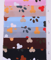 Oxford chien de compagnie tapis tissu coton toile polyester imprimé étanche brillant silicone enduit argent film ripstop tente auvent