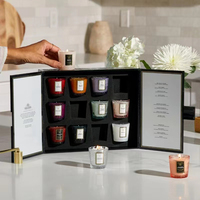 Boîtes cadeaux personnalisées pour bougies vides, emballage de luxe en carton kraft 12 oz pour bougies