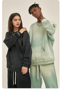 Sudadera con capucha de alta calidad para hombre, sudadera Lisa personalizada, ropa deportiva de otoño, material de poliéster/algodón - Product Image 3
