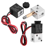 Vanne solénoïde pneumatique MAXIWORLD 1/8 pouce NPT 12V/24V/110V/220V 3 voies 2 positions normalement fermée Vanne solénoïde à air 3V1-06