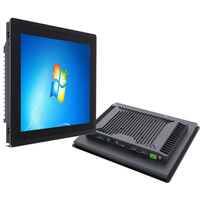 Panel PC Industrial de Aleación de Aluminio con Pantalla Táctil Capacitiva IPS TFT FHD Resistente al Agua para Exteriores, Monitor Empresarial de 15.6/21.5 Pulgadas con Windows RS232