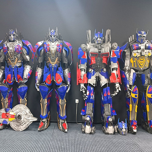 <span class=keywords><strong>Disfraz</strong></span> de Robot de Alta Calidad, <span class=keywords><strong>Realista</strong></span>, con Luces LED Azules y Moradas, para Cosplay, Eventos y Mascotas - Product Image 3