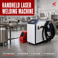 Machine de soudage au laser à fibre portative CKMACHINE 3000W 1080nm pour le soudage de tôles de titane et de cuivre dans les petites ateliers métalliques