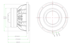 Subwoofer per Auto ERISSON da 10 Pollici, Altoparlante Bass in Ferro e Tromba Progettati da Fabbrica OEM/ODM - Product Image 6