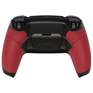 Red Rubberized <b>Grip</b> Rise 2.0 Remap Kit for <b>Controller</b> with Metal Paddle Back Button Shell Case - Product Image 5