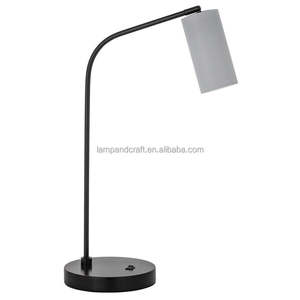 Lampe de table en céramique blanche avec abat-jour rouge pour la décoration de la maison, chambre à coucher, hall d'hôtel, chambre d'hôtel - Product Image 3
