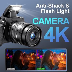 Appareil photo numérique Sprite avec zoom optique 7,1x-16x, zoom numérique 4x, capteur CMOS 4K UHD, carte SD, WiFi, caméra vidéo DSLR pour la photographie - Product Image 4