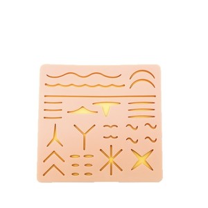 Module de suture cutanée multi-couches MTS, coussin de pratique en silicone pour la suture cutanée, peau simulée pour l'entraînement à la suture, commerce transfrontalier - Product Image 1