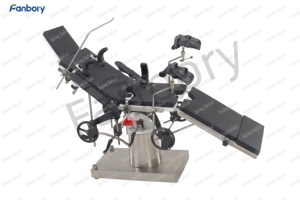 Meja Operasi Manual Multifungsi, Tenaga Hidrolik Elektrik, Logam Baja dengan Aksesoris - Product Image 3