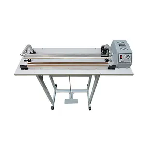 KPSF400 Fast and continuous foot pedal sealing machine heat shrink film sealing and cutting machine