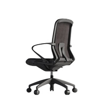 Chaise de bureau ergonomique en maille, dossier moyen, rose, avec support lombaire, inclinable et réglable, pour le bureau à domicile