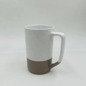 Wholesale <b>Large</b>-capacity Matte Customised logo Ceramic Coffee Mug Coffee Cup featuring a two tone colors - Product Image 5