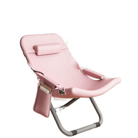 Chaise pliante inclinable en métal - Utilisation au bureau, à la maison et sur le balcon - Design moderne et simple - Fournisseur d'usine pour le commerce extérieur