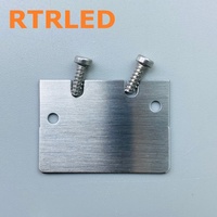 Kit de lames de raclage en acier inoxydable pour Bambu Lab X1, P1, A1 Series, P2S, X2D, X1C, P1P, 2 pièces, avec vis autotaraudeuses à embout plat et à six pans creux